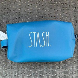 Rae Dunn Blue Cosmetic Bag